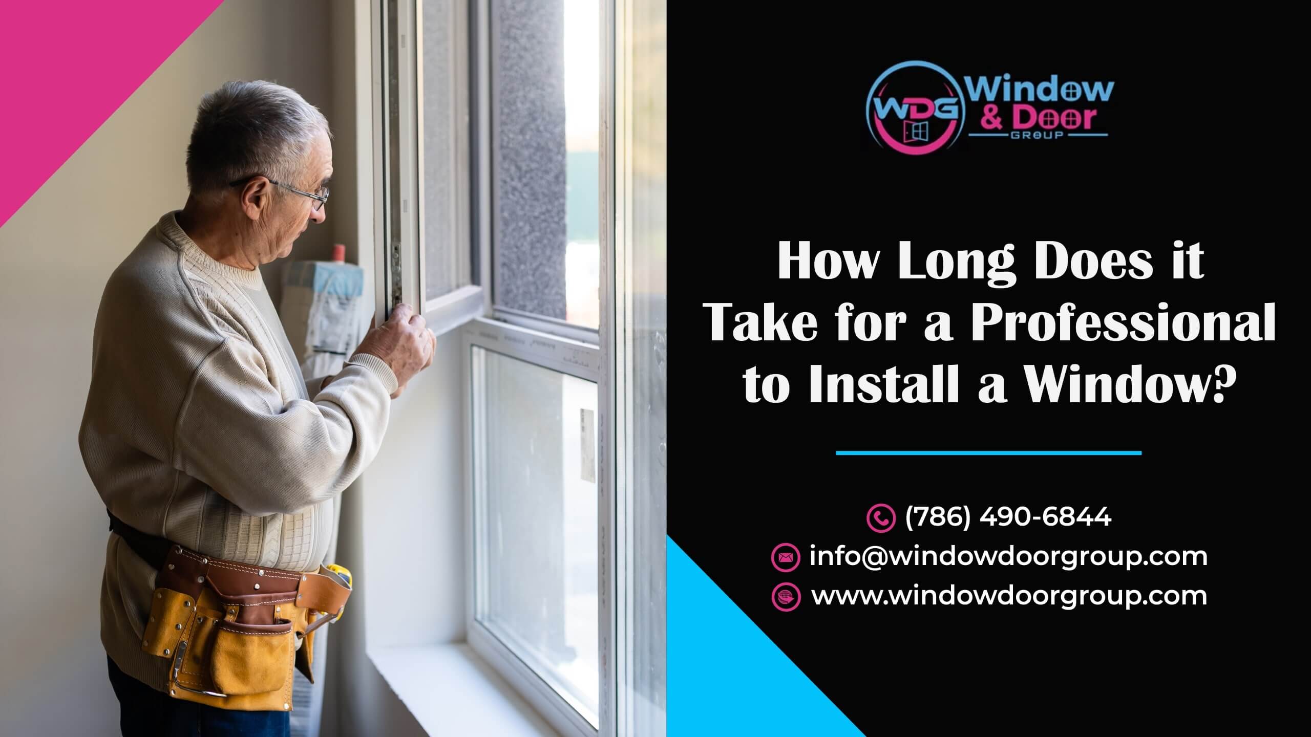 How Long Does It Take For A Professional To Install A Window?