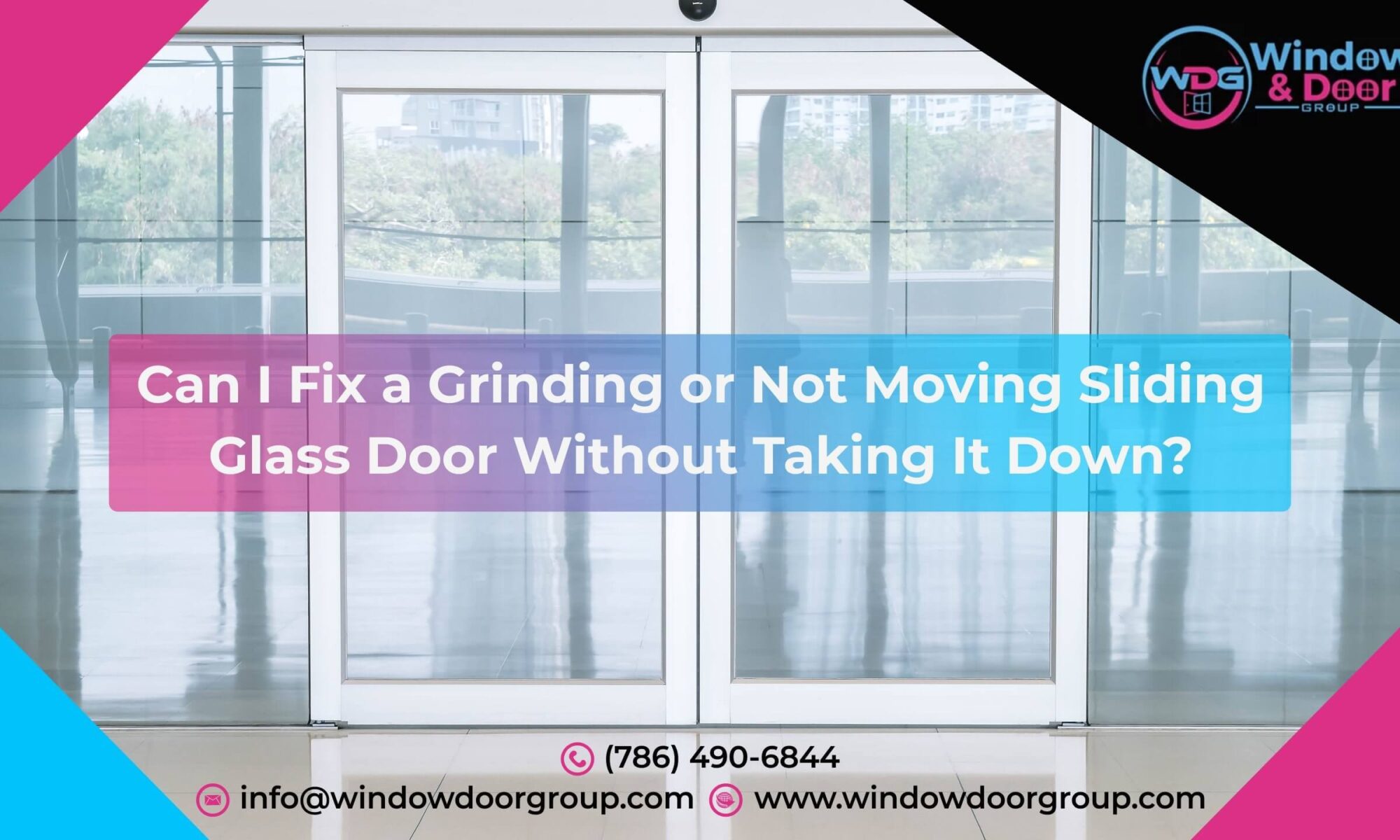 sliding glass door repair
