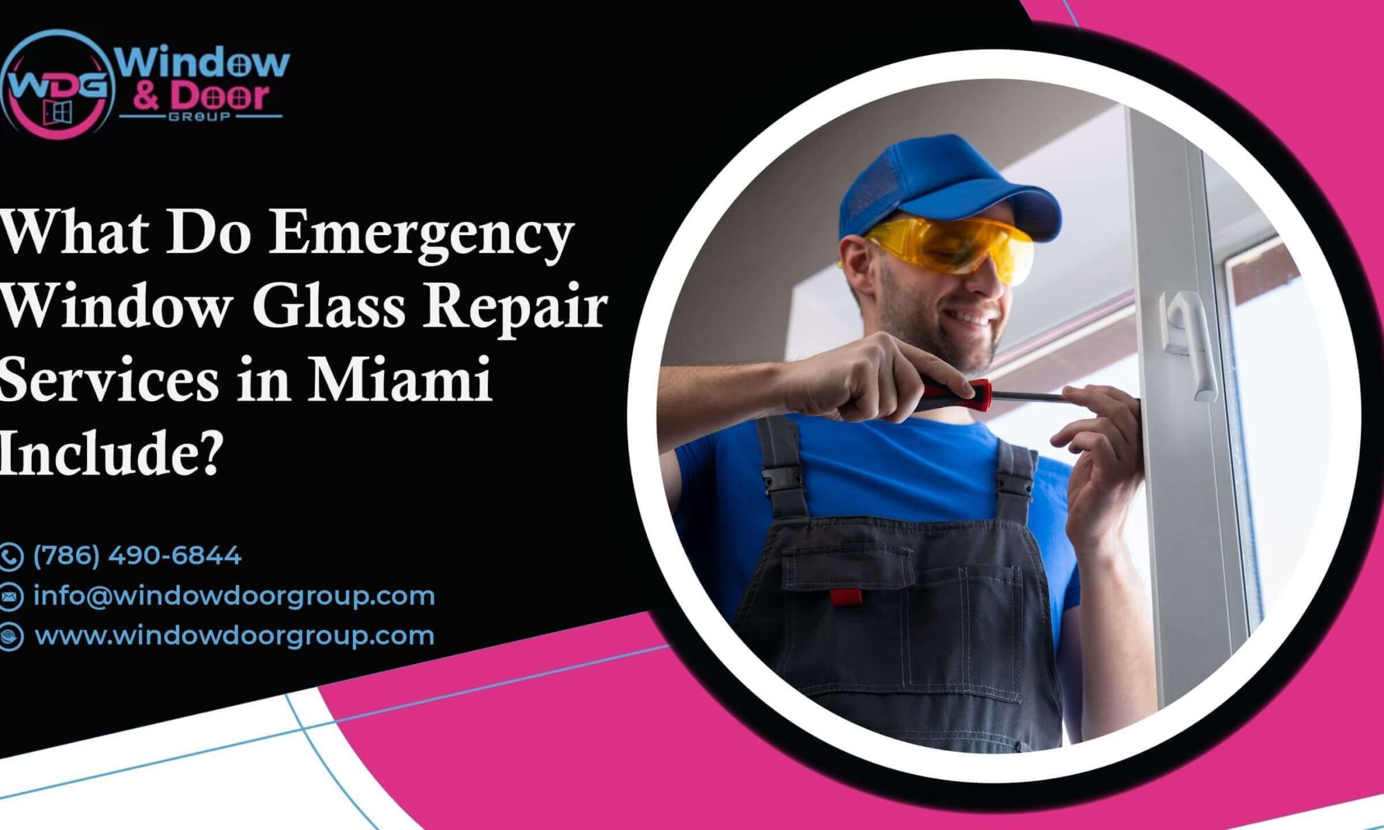 Emergency Window Glass Repair Services in Miami