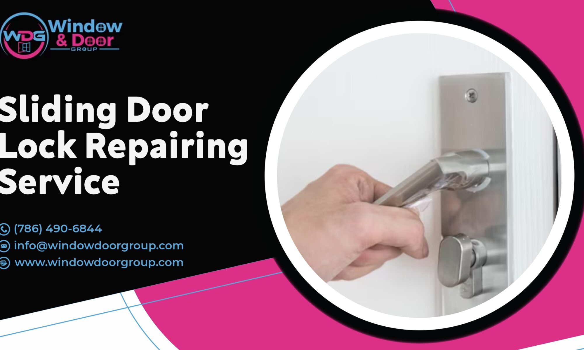 sliding glass door lock repair