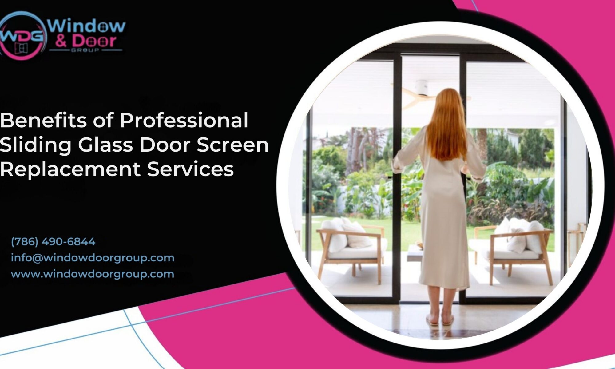 Sliding Glass Door Screen Replacement Services