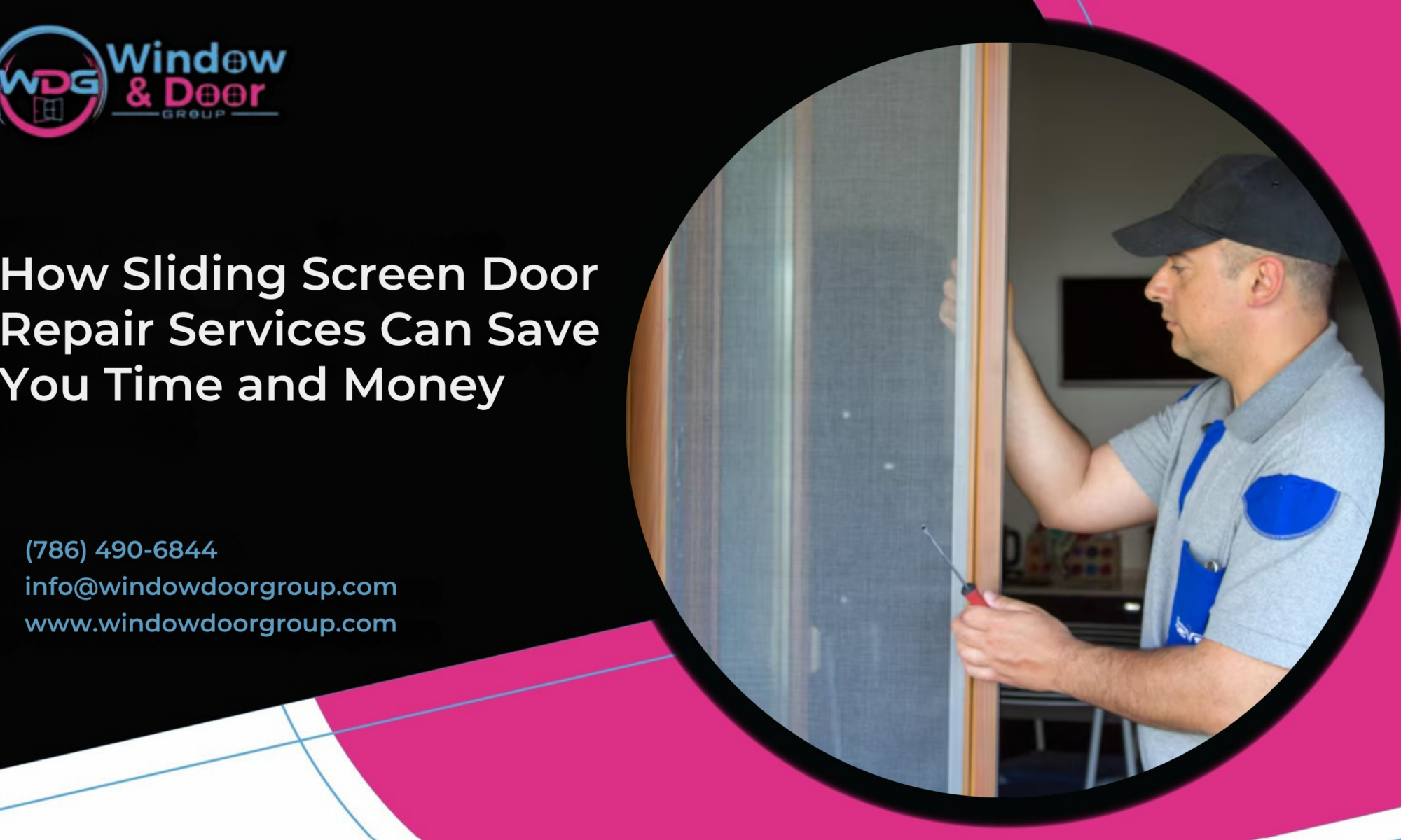 sliding screen door repair