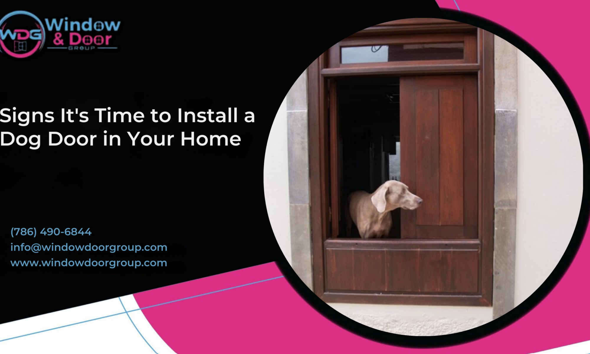 Dog Door Installation