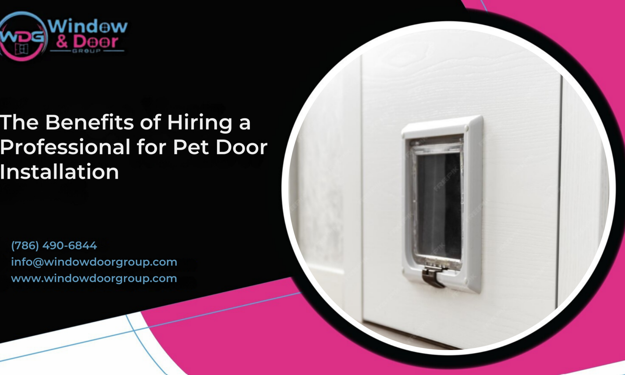 Professional for Pet Door Installation