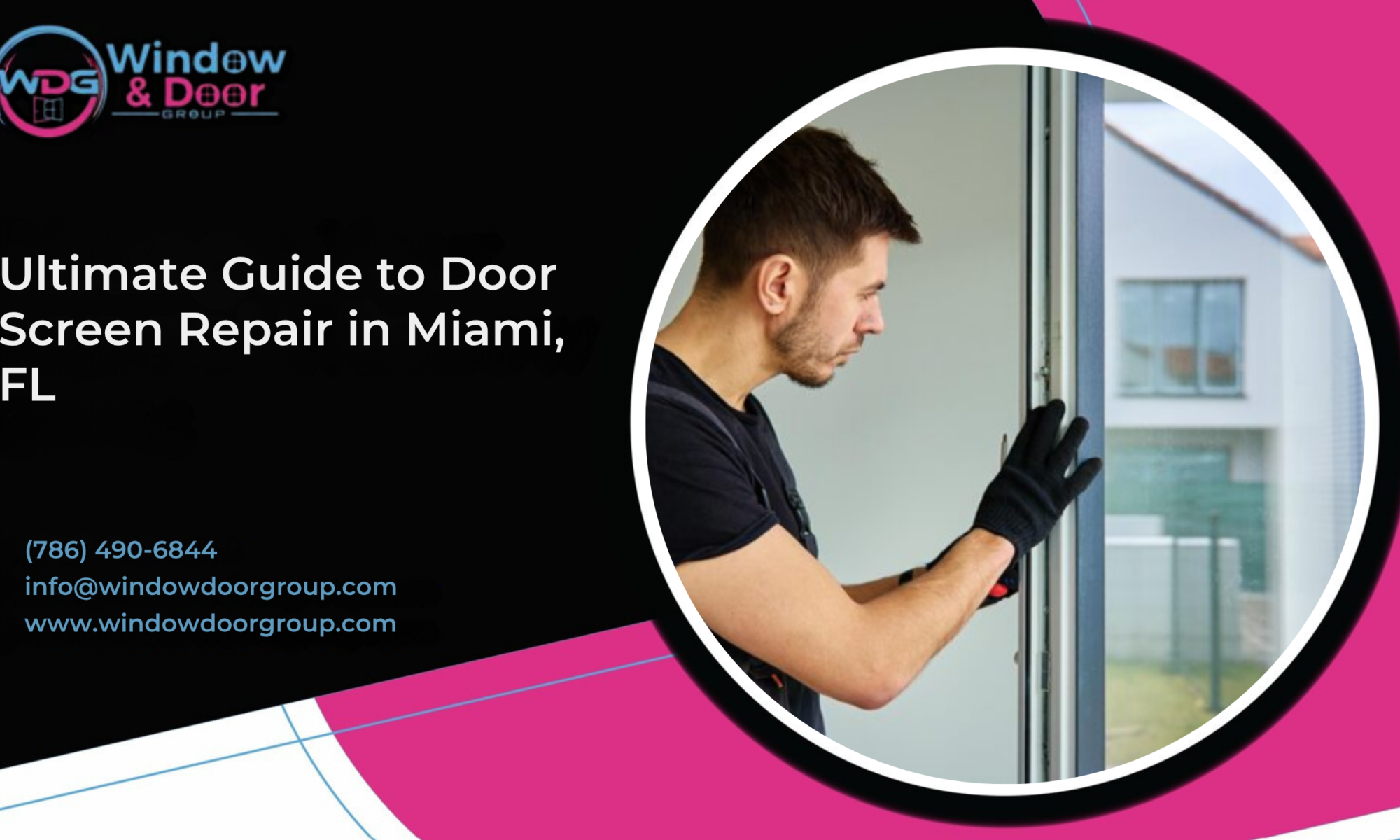 Door Screen repair