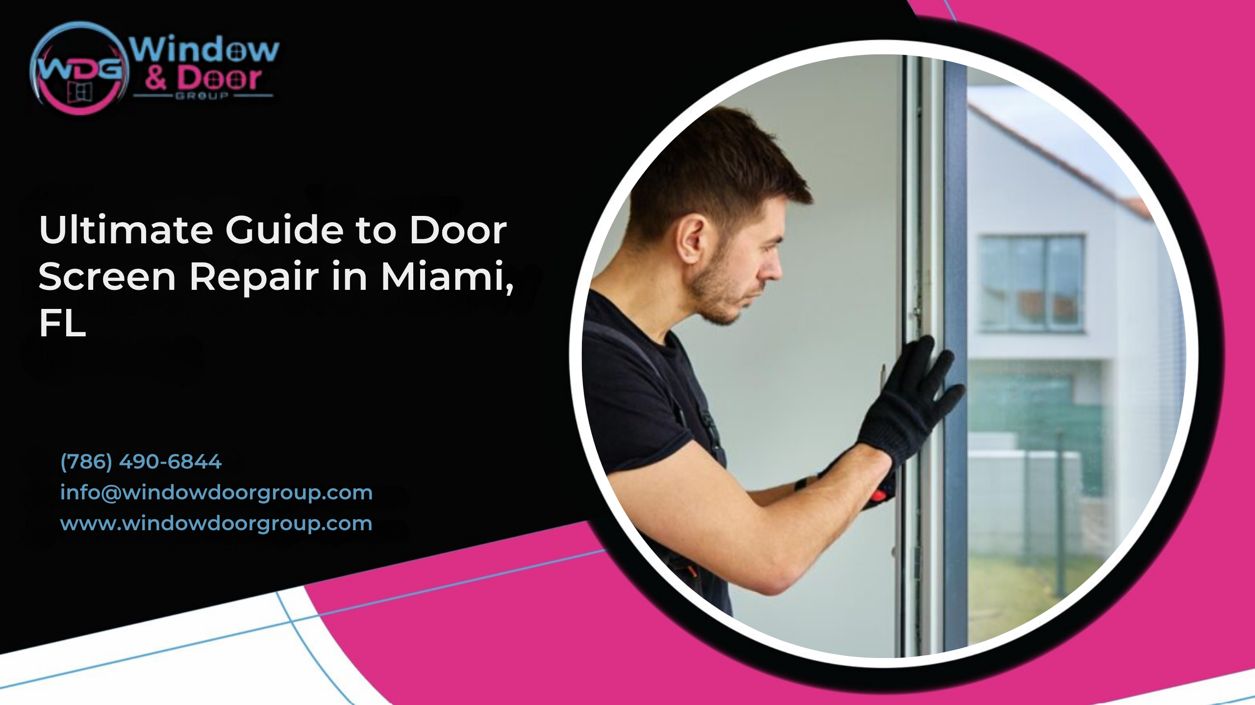 Door Screen repair